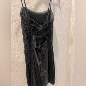 Windsor black with (rainbow) glitter dress.